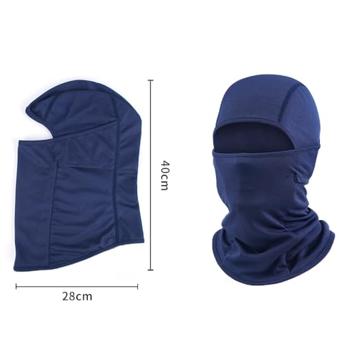 4 Pack Summer Balaclava Face Mask Sun UV Protection Hood Breathable Face Mask for Men Women - Motorcycle Fishing Multi