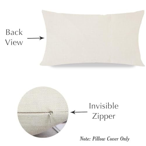 Hello Winter Snowflake Christmas Lumbar Pillow Cover, 12x20 Black Farmhouse