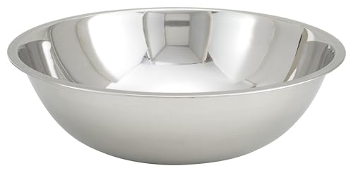 Winco 16 Quart Stainless Steel Mixing Bowl - Commercial Grade & Durable
