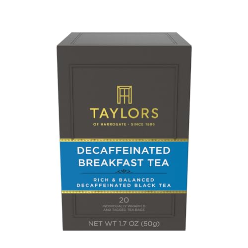 Taylors of Harrogate Decaffeinated Breakfast Black Tea - 20 Bags