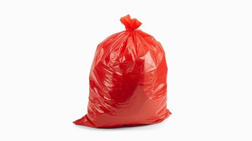 14 Gallon Holiday Trash Bags - Red & Green, 1.5 Mil Thick, 8 Pack