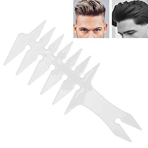 Fabater Wide Tooth Hair Comb - Double-Sided ABS Detangling Tool (White)