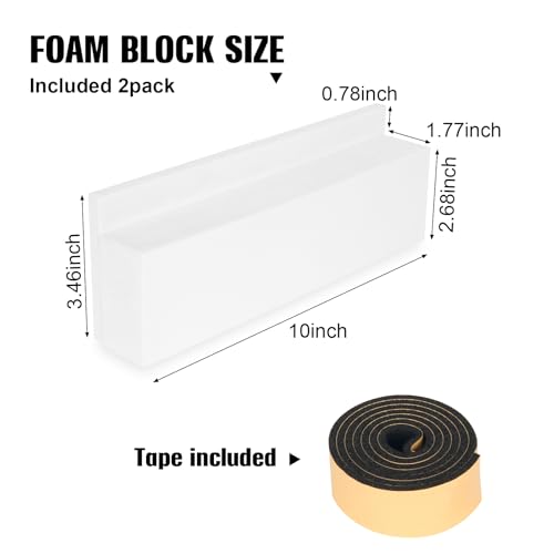 U-Shape AC Window Foam Block with Seal Strip - Energy Efficient
