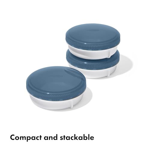 OXO Good Grips Leakproof Condiment Containers - 2 oz, Ocean Blue