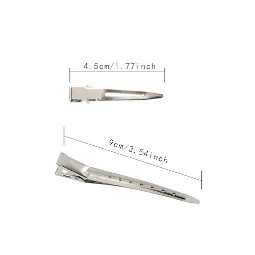Metal Duckbill Hair Clips 30-Piece Alligator Curl Clips for Styling & DIY