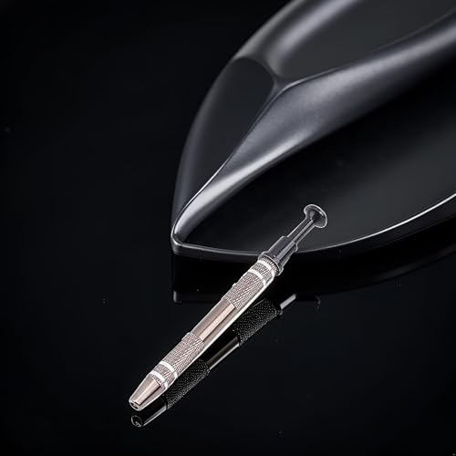 Jowxsx Rose Gold Nail Stamping Plate Holder and Cleaning Tool