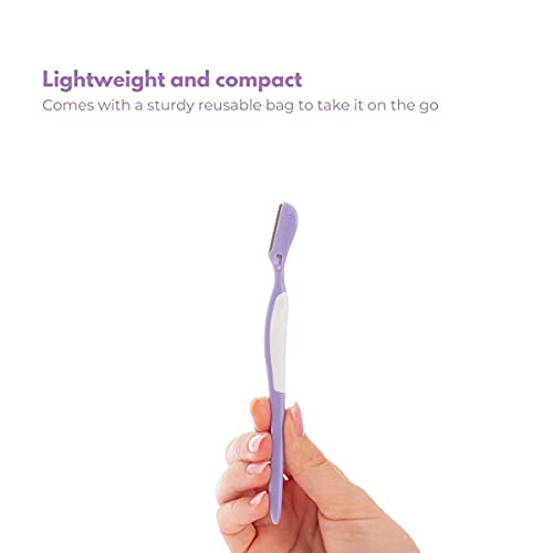 Chaosss Eyebrow Razor and Dermaplaning Tool - Pack of 3