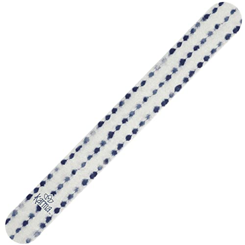 Karma Colorful Double-Sided Emery Board 180/120 Grit Nail File - Blue Shibori