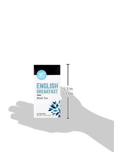 Happy Belly English Breakfast Tea Bags, 20 Count (Pack of 2)