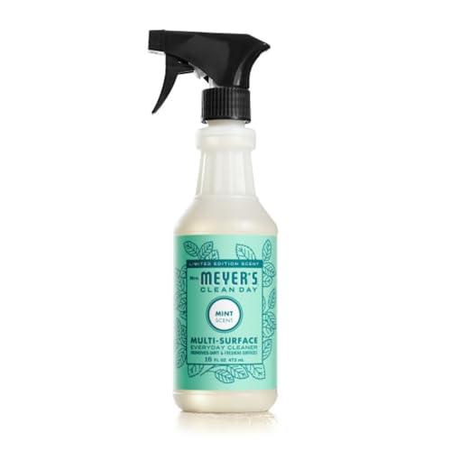 Mrs. Meyer's Mint Multi-Surface Cleaner, 16 Fl Oz (Pack of 6)