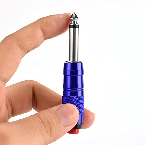 ATOMUS Cordless Tattoo Foot Pedal Switch - Lightweight Alloy Controller (Blue)