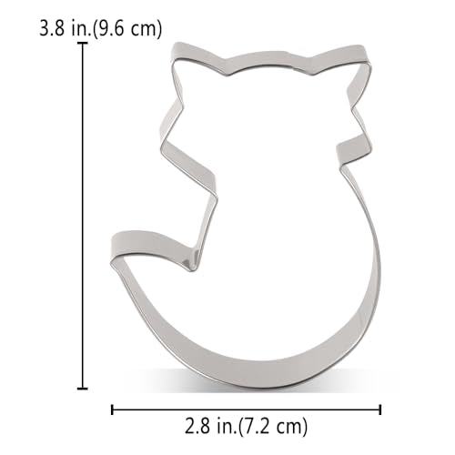 LILIAO Fox Cookie Cutter - Woodland Animal Stainless Steel 3.8"