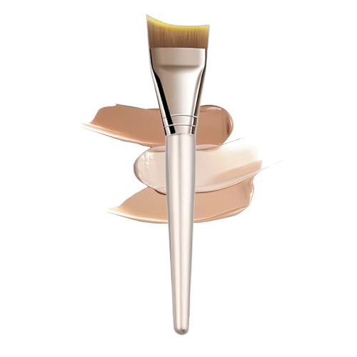 ZORLYS Angled Ultra-Thin Foundation Brush & Face Mask Applicator