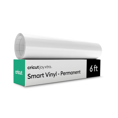 Cricut Smart Permanent Vinyl - White, 9.5 in x 6 ft Roll