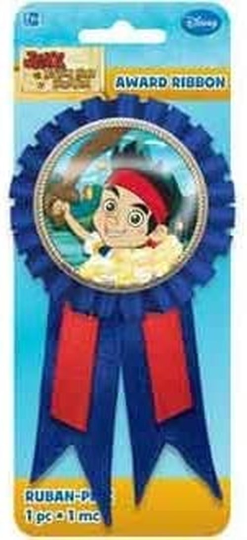 Jake and the Neverland Pirates Party Bundle includes Napkins, Table Cover, Loot Bags, Hats, Blowouts, Centerpiece, Banner, Invitations, Award, Balloons (Large Bundle for 16)