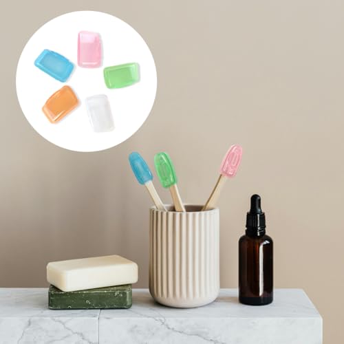 ZYYC Portable Toothbrush Cap Covers, 10 Pack Ventilated Travel Toothbrush Head Cases