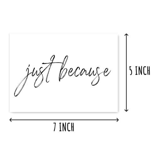 Minimalist Thinking of You Greeting Card - 5x7 Blank Inside