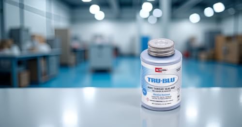 RectorSeal Tru-Blu Pipe Thread Sealant, Fast-Dry PTFE for High Vibration