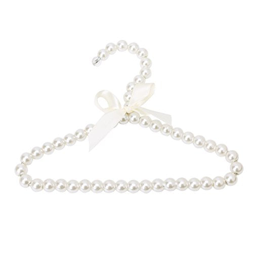 Decorative Pearl Bow Clothes Hanger for Baby, Children and Pet Clothing