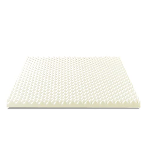 ZINUS 2 Inch Copper Cooling Memory Foam Mattress Topper with Airflow Design, Full