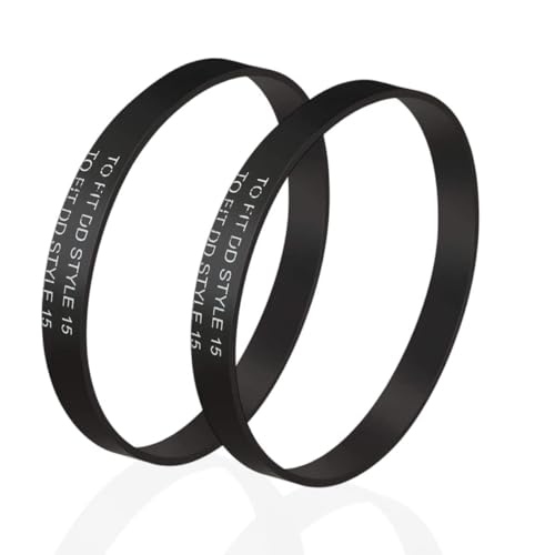 KEEPOW Style 15 Vacuum Belt - Replacement for Dirt Devil (2-Pack)
