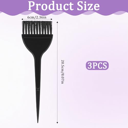 Styquenzer Hair Dye Brush 3 Pcs Set Professional Color Applicator