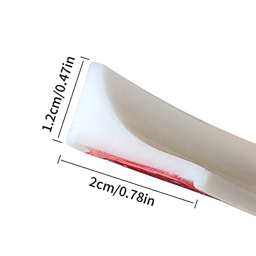 39 Inch Self-Adhesive Water Barrier for Sink & Shower, White