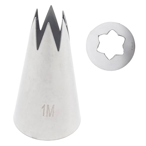 1M Stainless Steel Piping Tip for Cake Decorating & Icing