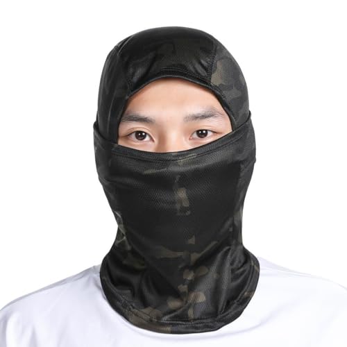 2 Pieces Sun Protection Balaclava Hood Face Cover Full Head Mask Ski Mask for Skiing Fishing Cycling Hunting