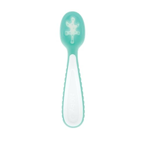 Nuby Baby's First Spoons Set - 3 Pack for Easy Self-Feeding
