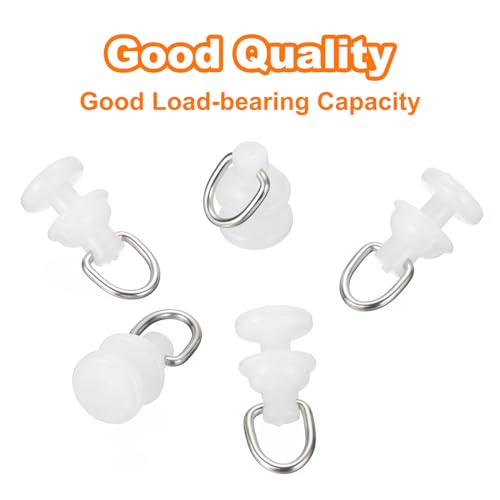 50Pcs Curtain Track Gliders Pulley Rollers for Window Track Accessories
