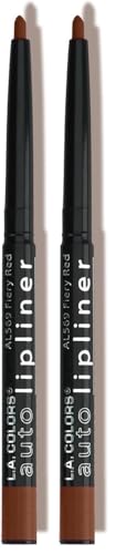 L.A. COLORS Auto Lipliner Pencil Cafe CAL567 - Pack of 2