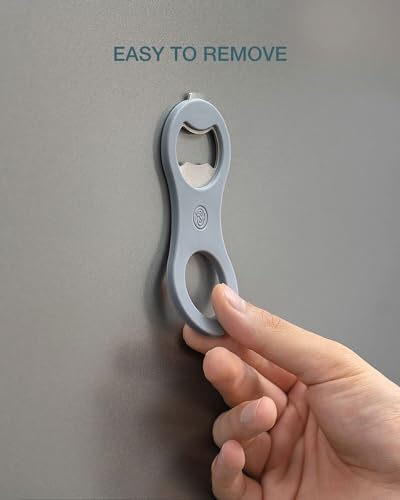 2-in-1 Magnetic Beer Bottle Opener with Cap Catcher - Soft Touch