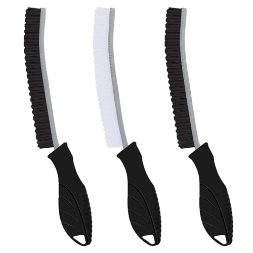 Magiware Hard Bristle Crevice Cleaning Brush Set for Deep Cleaning