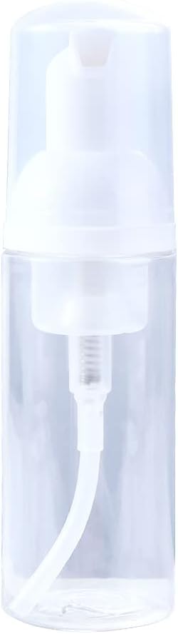 Clear Foam Pump Bottle Refillable Travel Dispenser 40ml