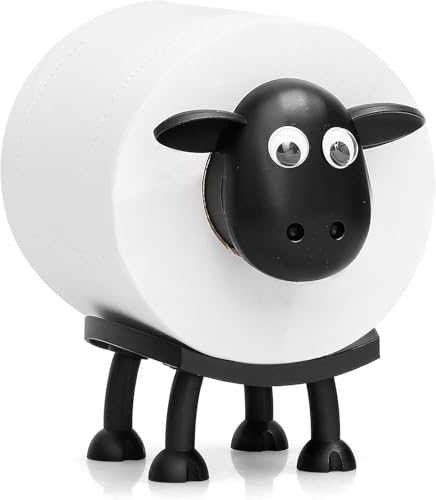 Black Sheep Toilet Paper Holder - Funny 3D Printed Bathroom Decor
