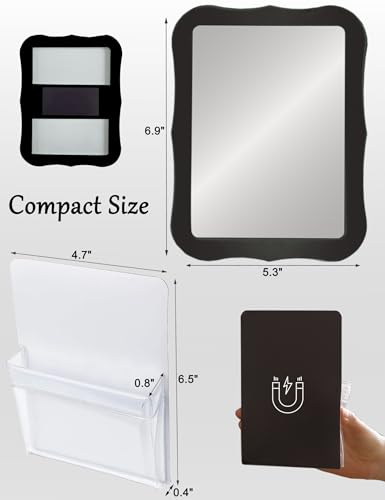 Magnetic Locker Mirror and Organizer Kit - School Supplies