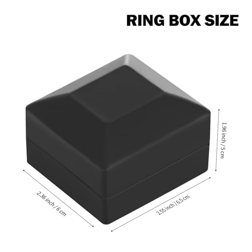 LED Earring Jewelry Gift Box with Light for Proposals & Engagements