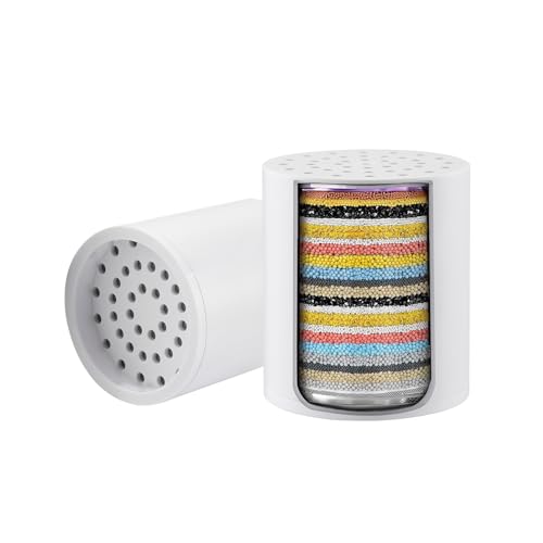 Ibergrif Shower Filter Replacement Cartridge for Hard Water - Reduces Chlorine, Improves Skin & Hair