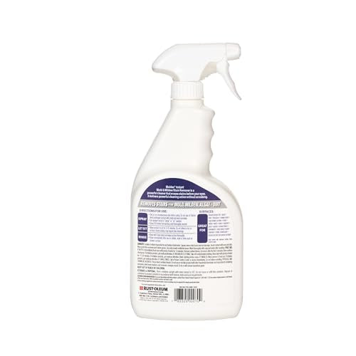 Moldex Mold & Mildew Surface Stain Cleaner with Bleach, 32 oz - Fast Acting Spray for Tile, Grout, and Outdoor Surfaces