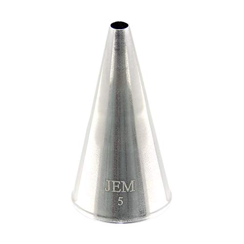 JEM #5 Round Piping Nozzle - Stainless Steel Decorating Tip