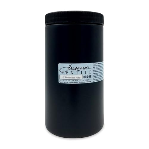 Jacquard Textile Color Fabric Paint - Fluorescent Violet, 32 Fl Oz
