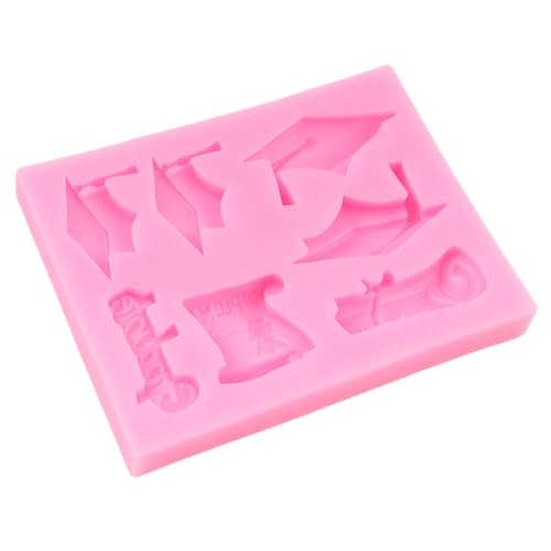 Graduation Silicone Fondant Molds - Cap & Diploma Set