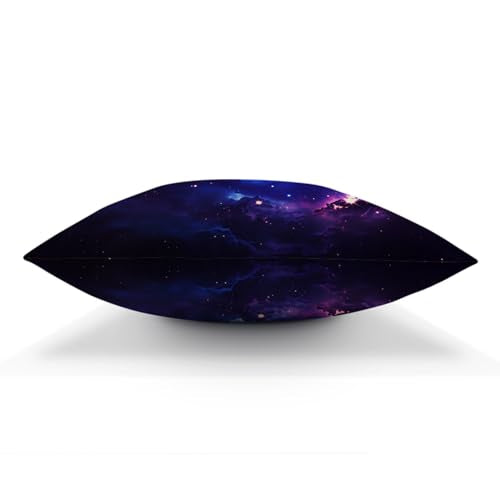 Galaxy Space Throw Pillow Cover 18x18 Inch Cotton Linen Decorative Cushion Case