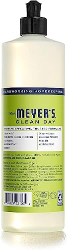 Mrs. Meyer's Clean Day Liquid Dish Soap, Lemon Verbena, 64 Fl Oz Refill