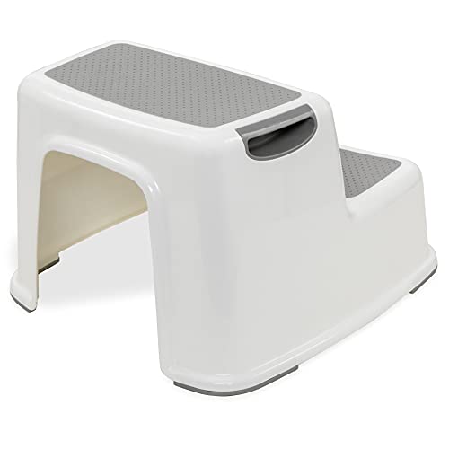 Nuby 2 Step Up Stool for Kids, for Bathroom, Kitchen, and Potty Training