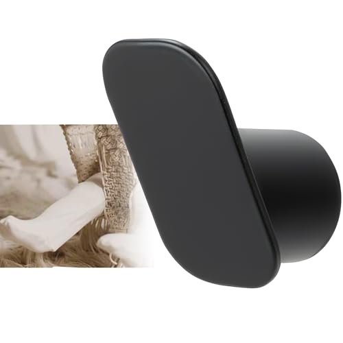 DELITON 4 Pack Black Coat Hooks - Heavy Duty Wall Hooks for Home
