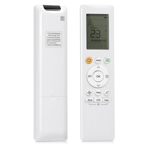 Replacement Remote Control for Midea Air Conditioner RG10A(B2S)/BGEF