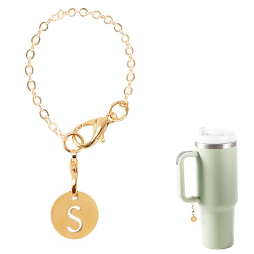 MOTAIN Letter Charm for Stanley Cup - Personalized Tumbler Handle ID Tag