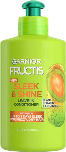 Garnier Fructis Sleek & Shine Leave-In Conditioner Cream 10.2 Fl Oz